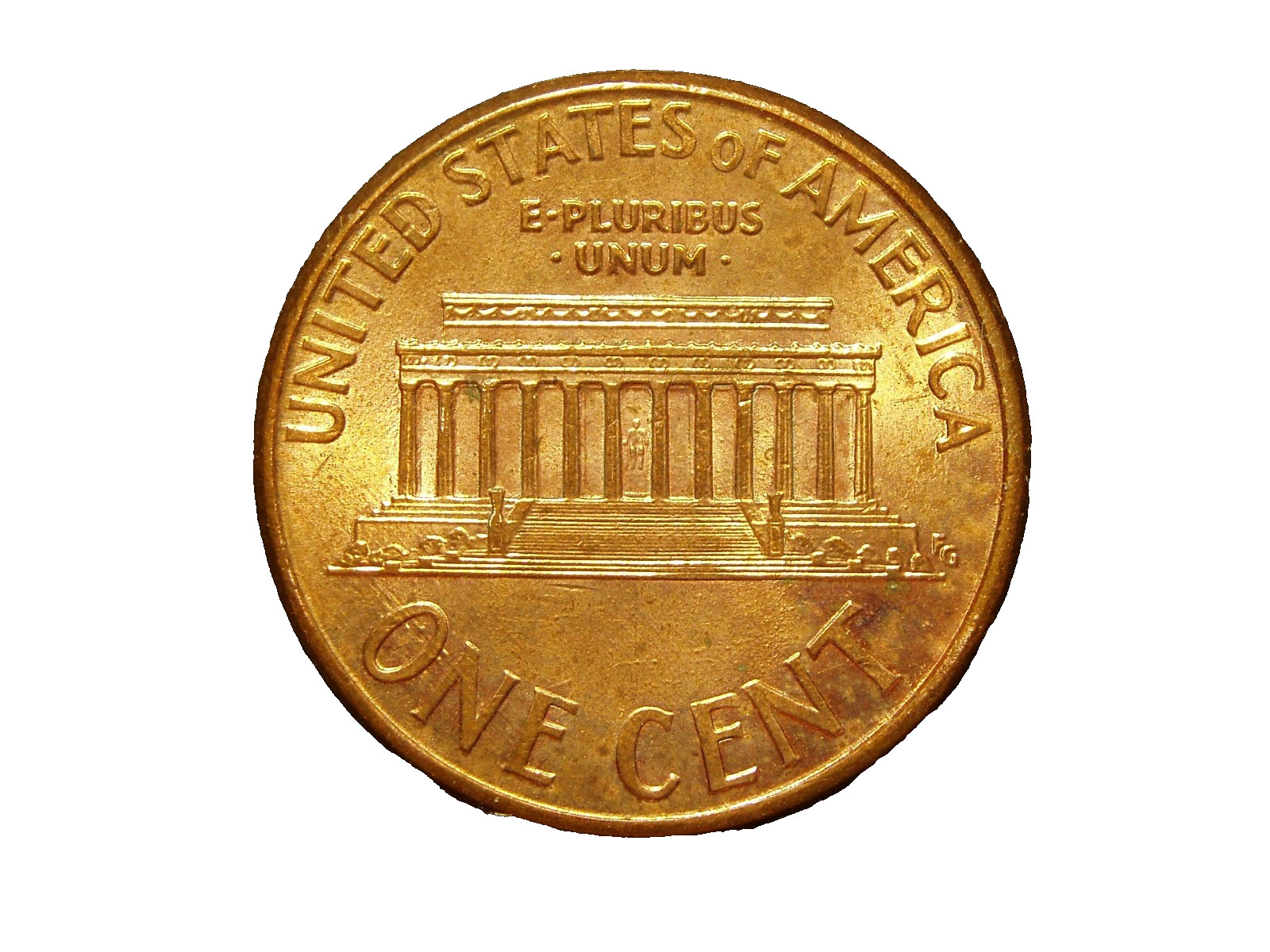 1996 AU LINCOLN MEMORIAL CENT #8