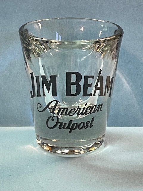 Vintage Jim Beam American Outpost Shot Glass