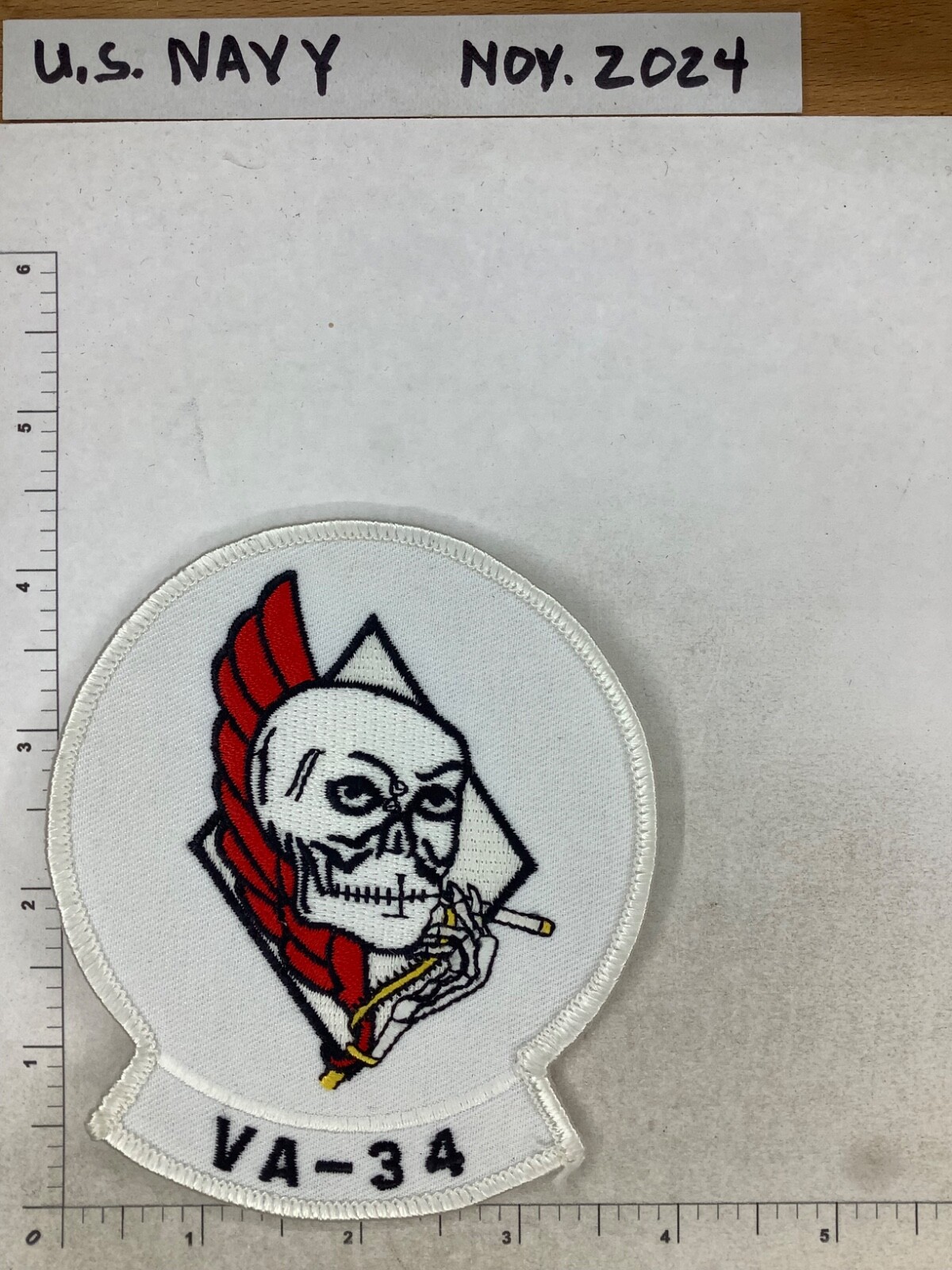 US NAVY VA-34 SQUADRON PATCH