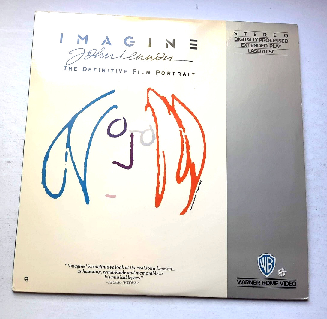 IMAGINE JOHN LENNON LaserDisc Warner Bros  Excellent