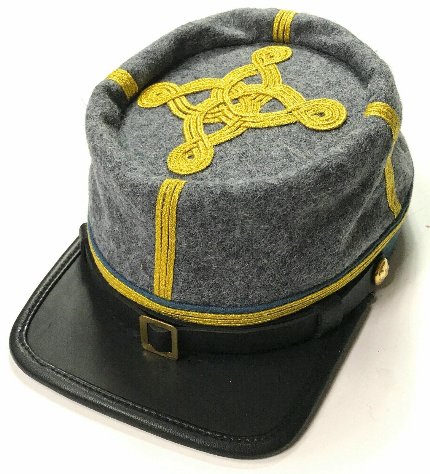CIVIL WAR CONFEDERATE CSA COLONEL MAJOR INFANTRY OFFICER KEPI FORAGE-ALL SIZES!!