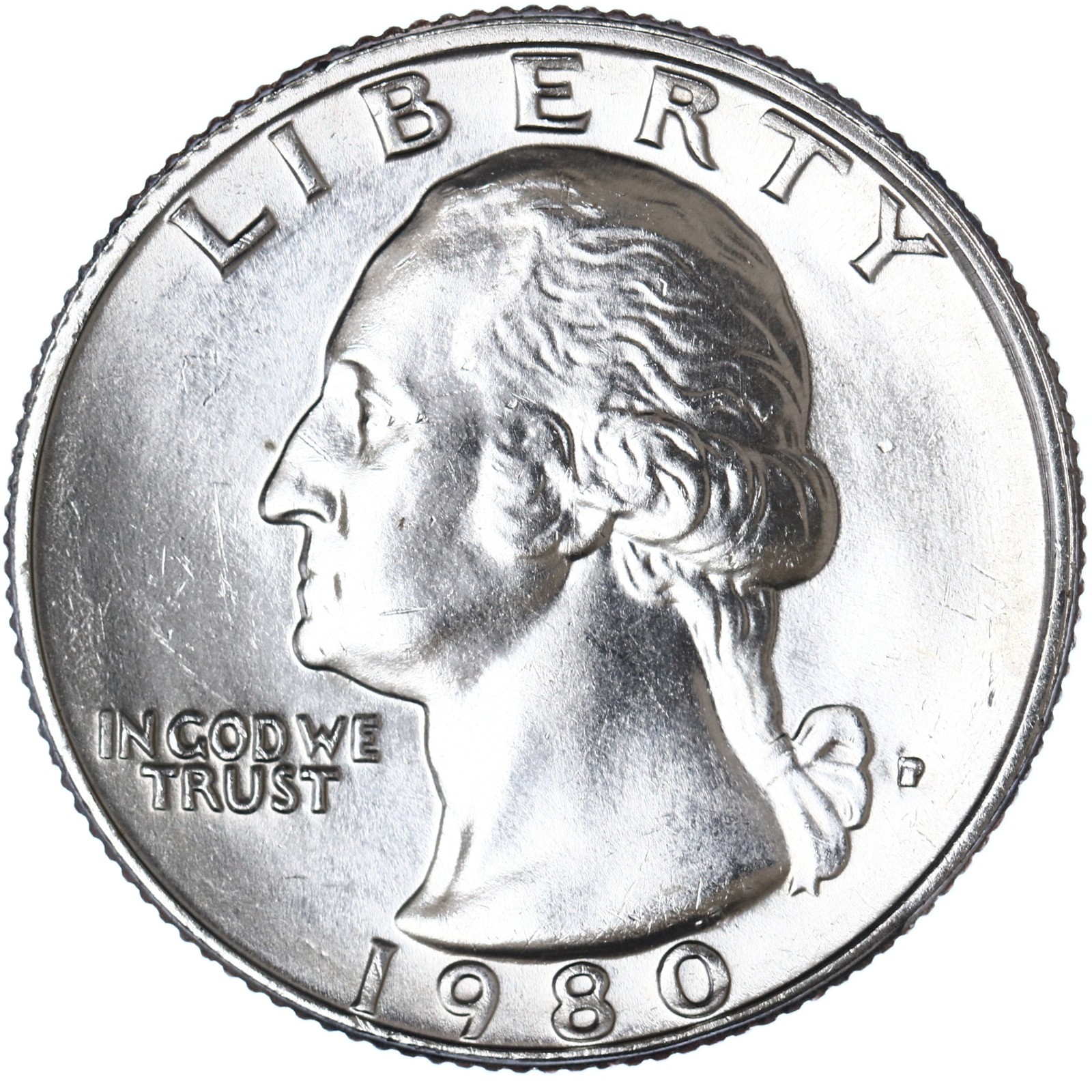1980 P Washington Quarter BU US Coin See Pics S500