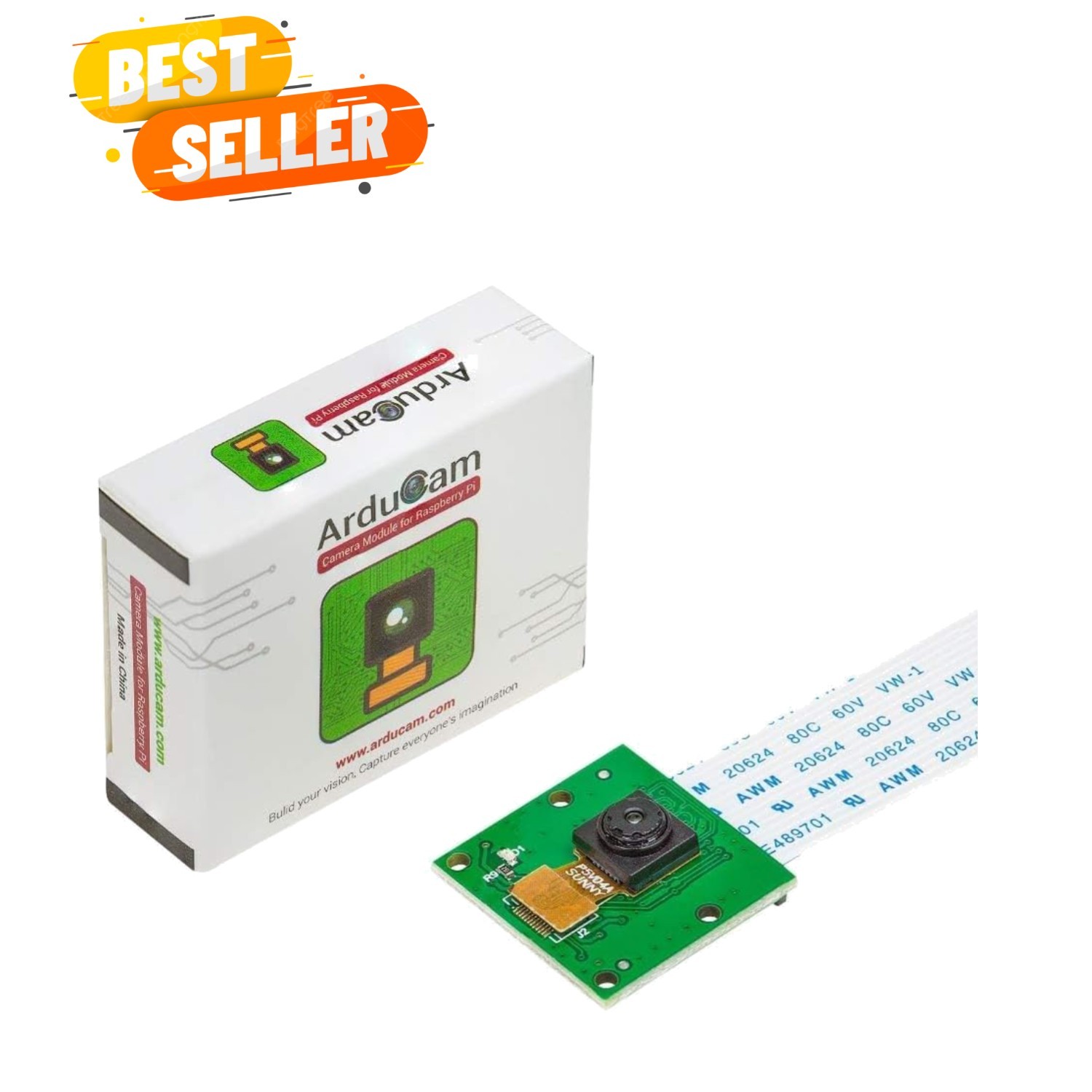 5MP Camera for Raspberry Pi, 1080P HD OV5647 Camera Module V1 for Raspberry P...