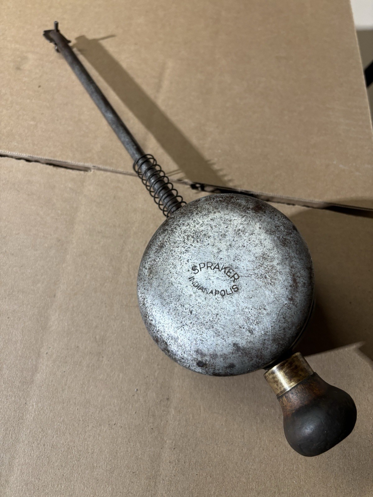 Antique Automotive Valve Grinder By Spraker Mfg. Of Indianapolis 1890-1900