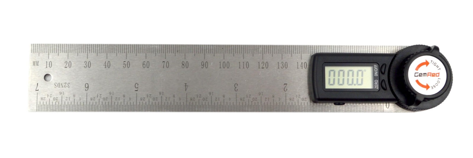 Digital Angle Finder Protractor 7" Stainless Steel, Precision Measurement Tool