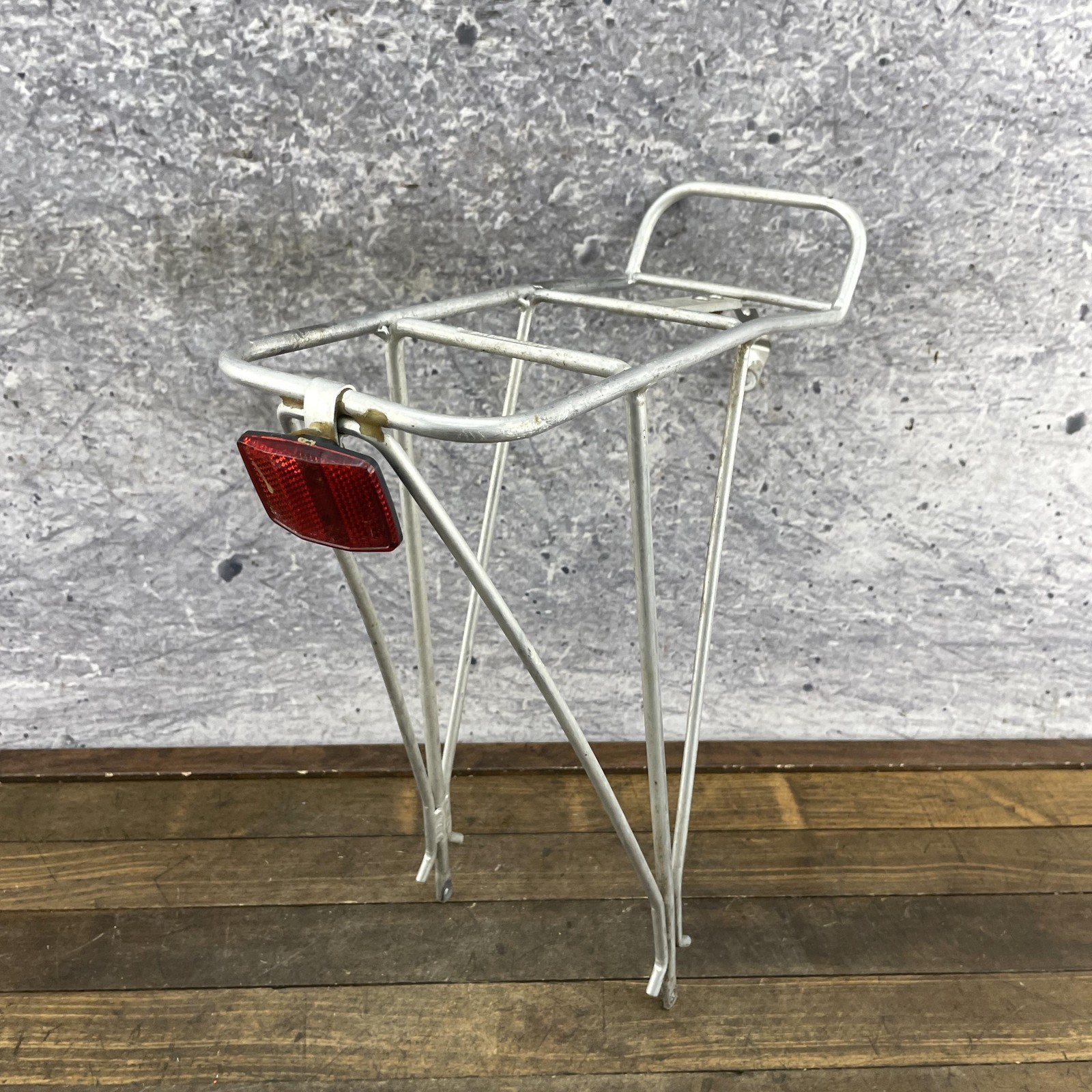 Vintage Jim Blackburn Rear Bike Rack Aluminum Pannier Cargo Carrier Reflector