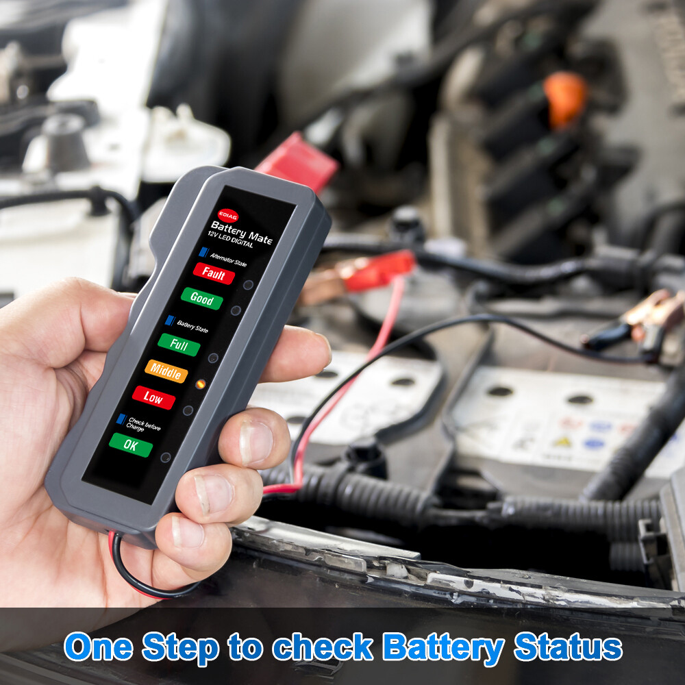BM310 12V Battery Load Tester Digital Battery LED Analyzer Car Diagnostic Tool