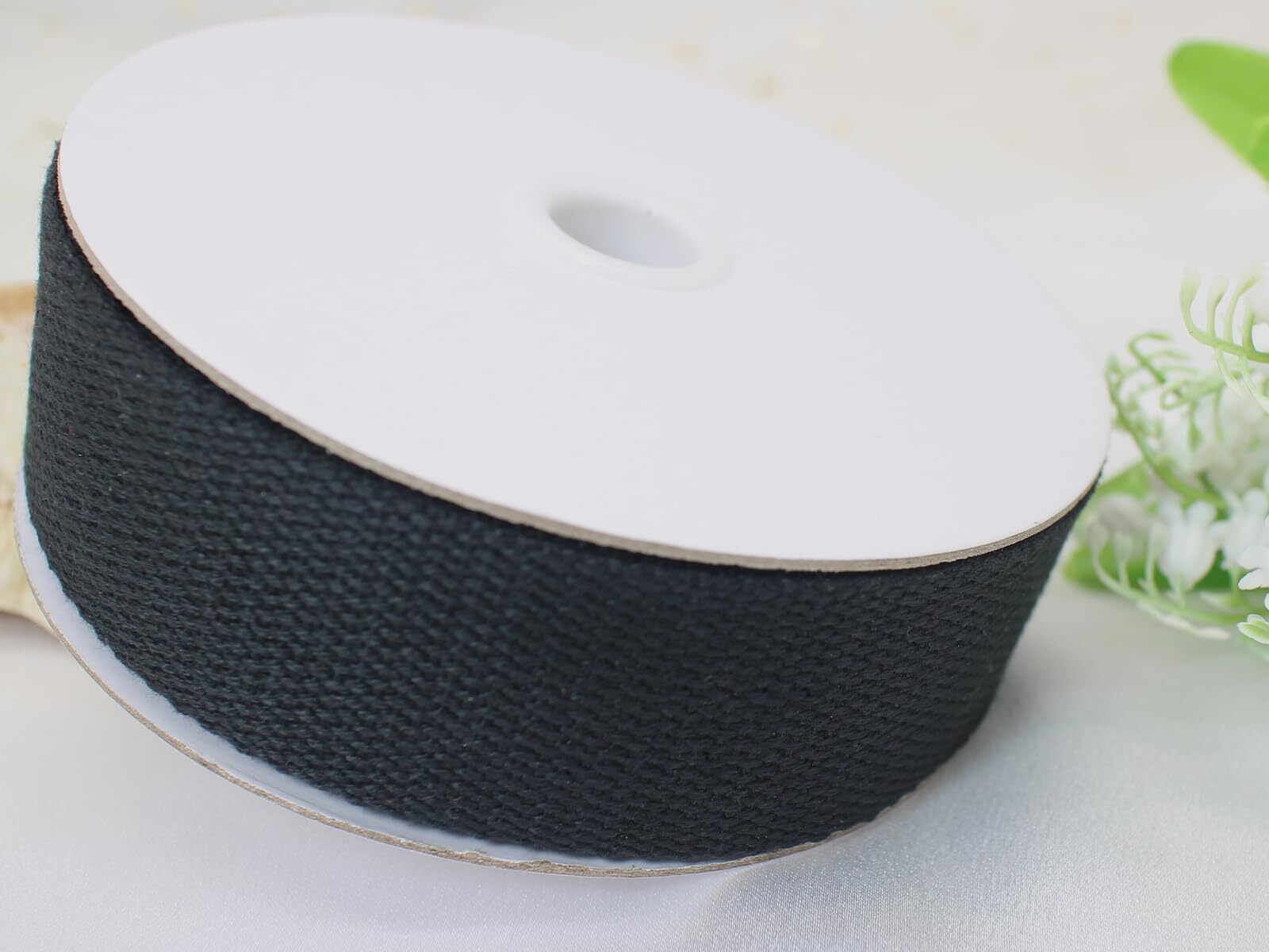 1-1/2 Inch 30Ft Heavy Cotton Webbing Strap Wide Flat Weave Webbing Strap