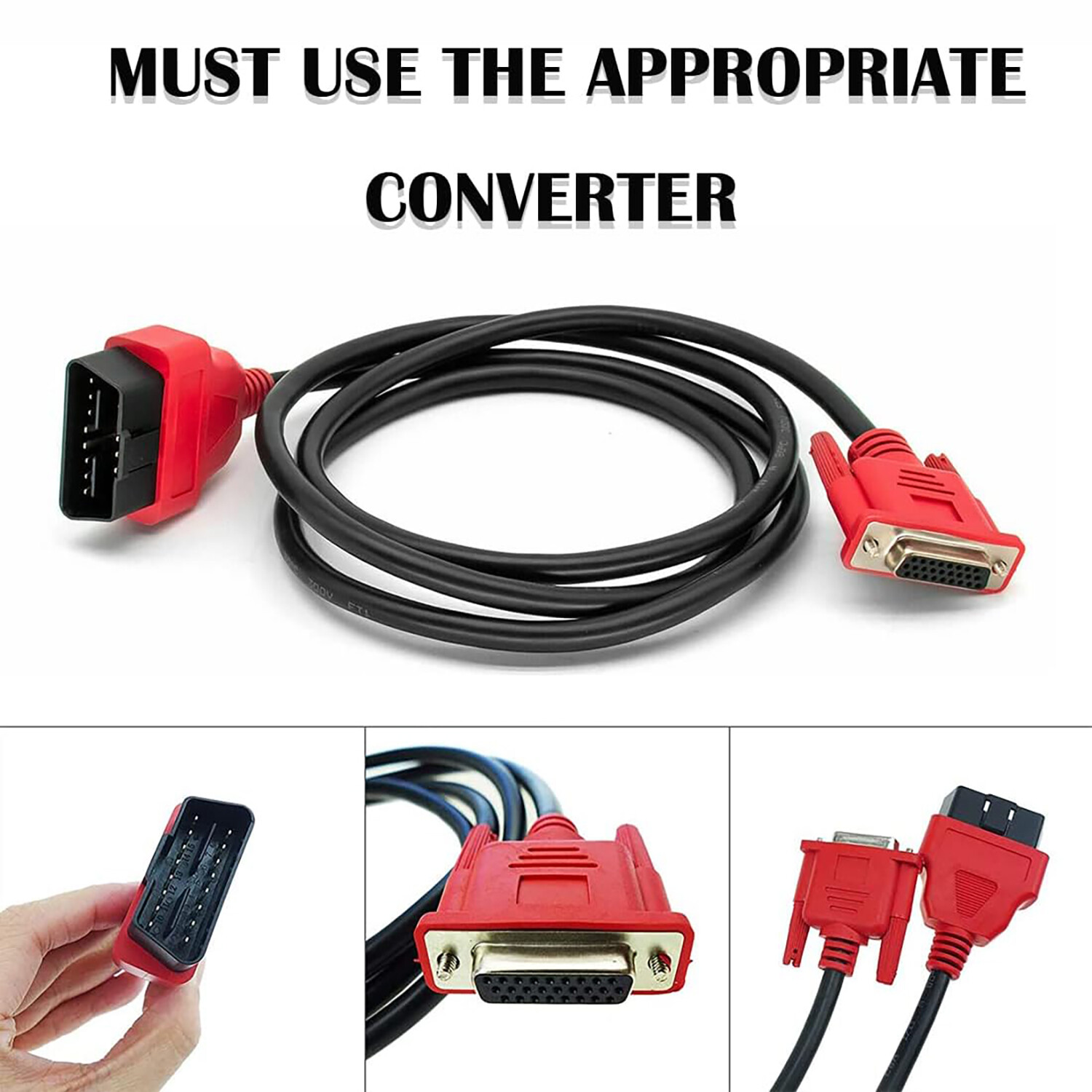 OBDII Cable For Snap on DA-4 For MODIS ULTRA Scanner EESC318 EEMS328 EEMS341