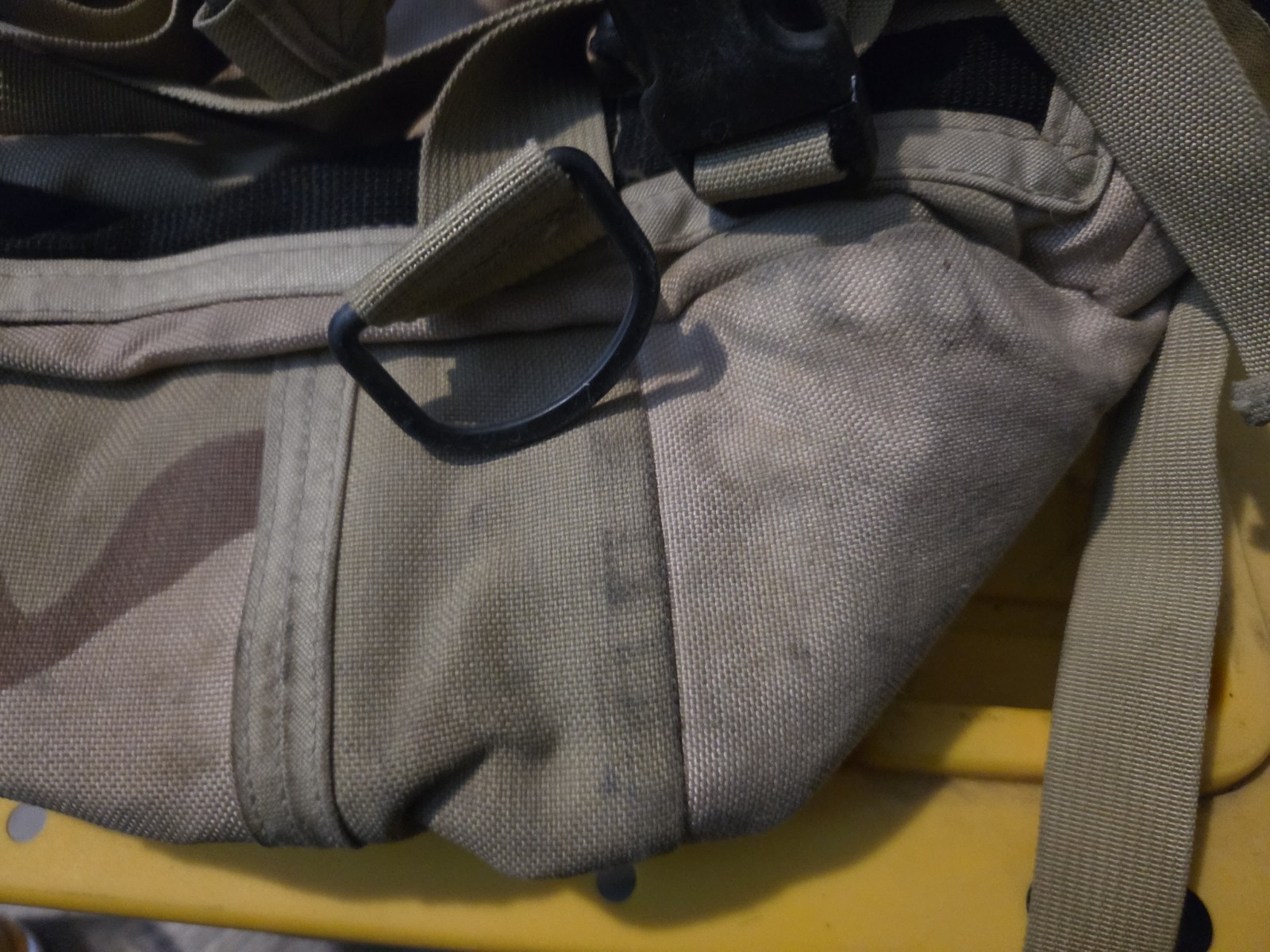 DCU Desert camouflage waterproof backpack USED