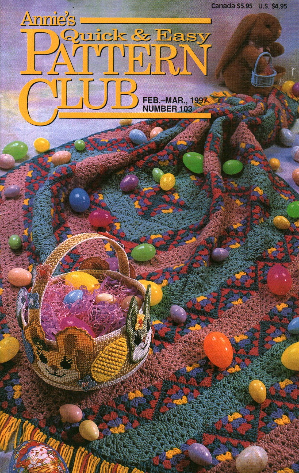 Annie's Quick & Easy Pattern Club Magazine | February-March 1997 No. 103