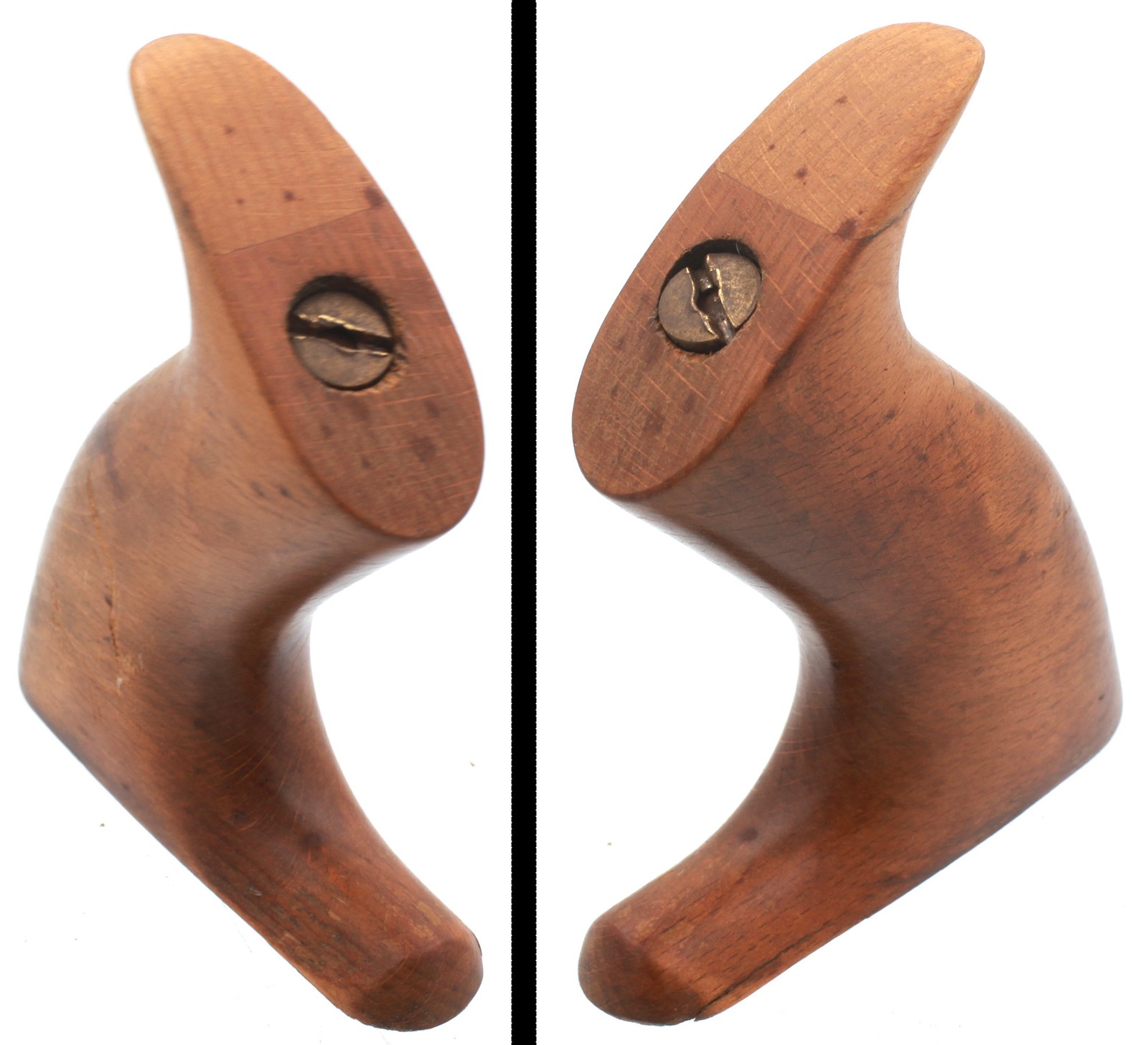 Orig. Beech Handle for No. 27 Transitional Plane- Nice Spur Repair- mjdtoolparts