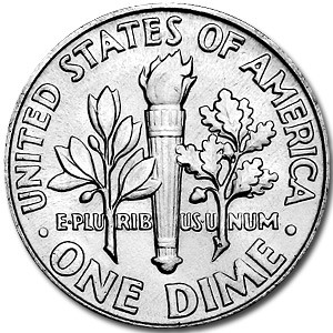 1962 Roosevelt Dime BU