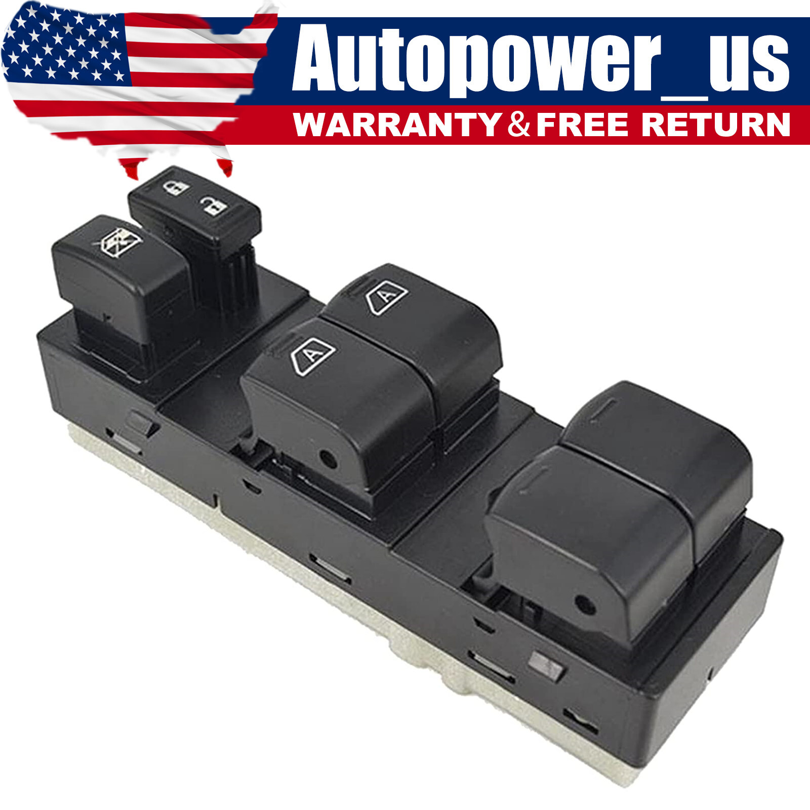 New Power Window Control Switch for 2009-2014 Nissan Murano Driver Side