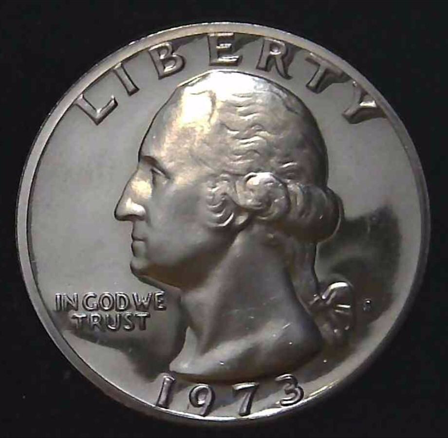 1973-S 25C Washington Quarter Gem Proof CN CLAD 25sh0606-1