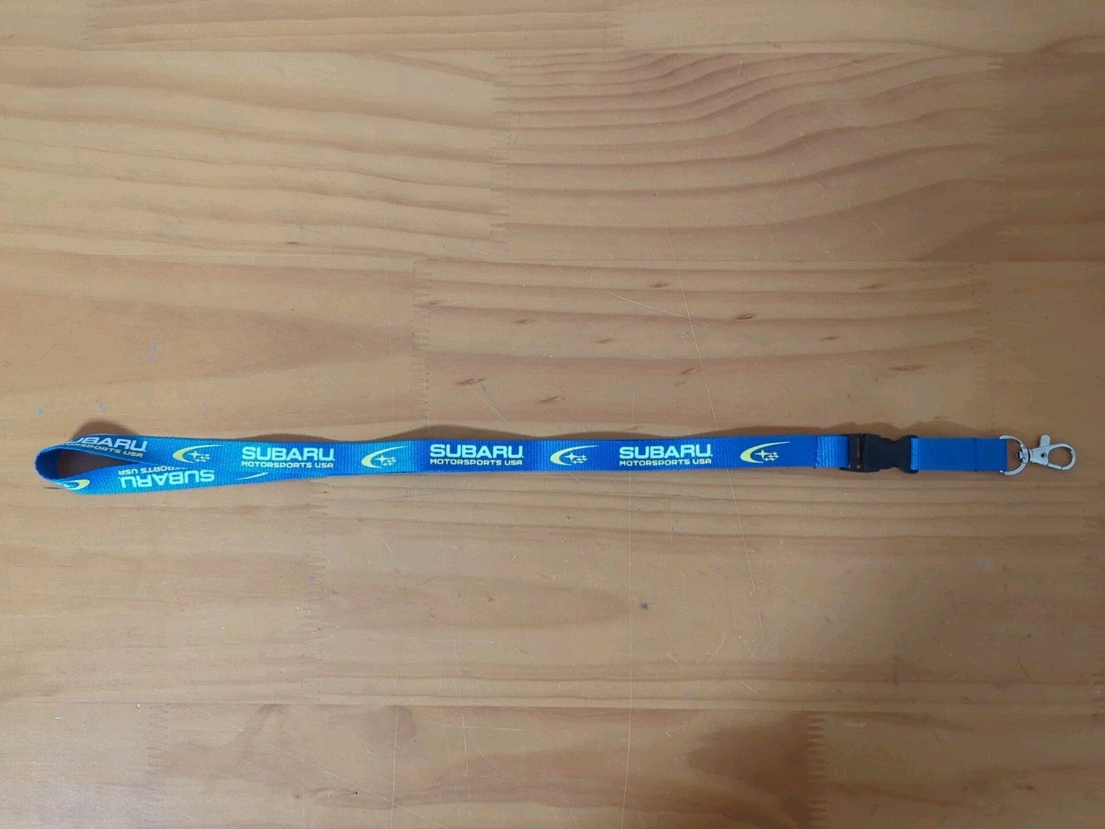 Subaru Motorsports USA Logo Keychain Lanyard Rally Official Racing WRX STi 20in