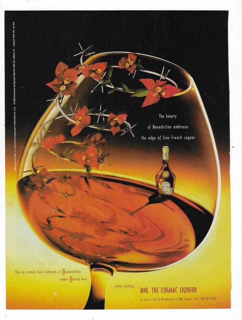 B&B Cognac Liqueur & 1999 Toyota Camry 1998 Vintage Print Advertisements
