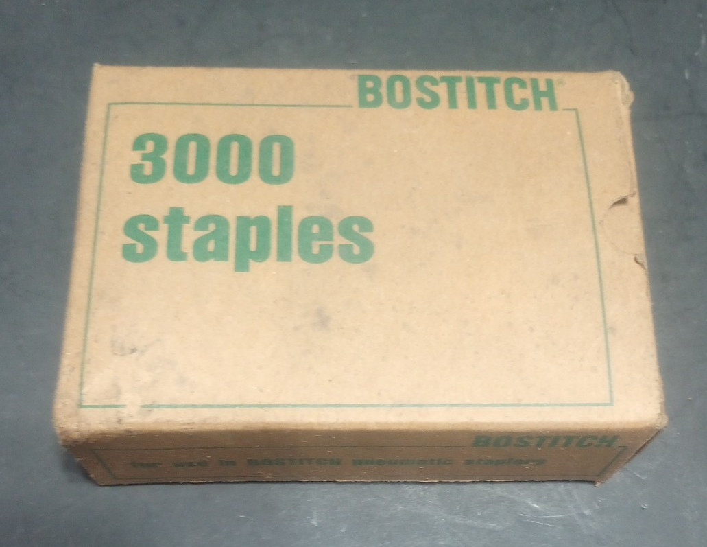 3000 Vintage Bostitch Staples SX5035 1-3/16"G  For Bostitch Pneumatic Staplers