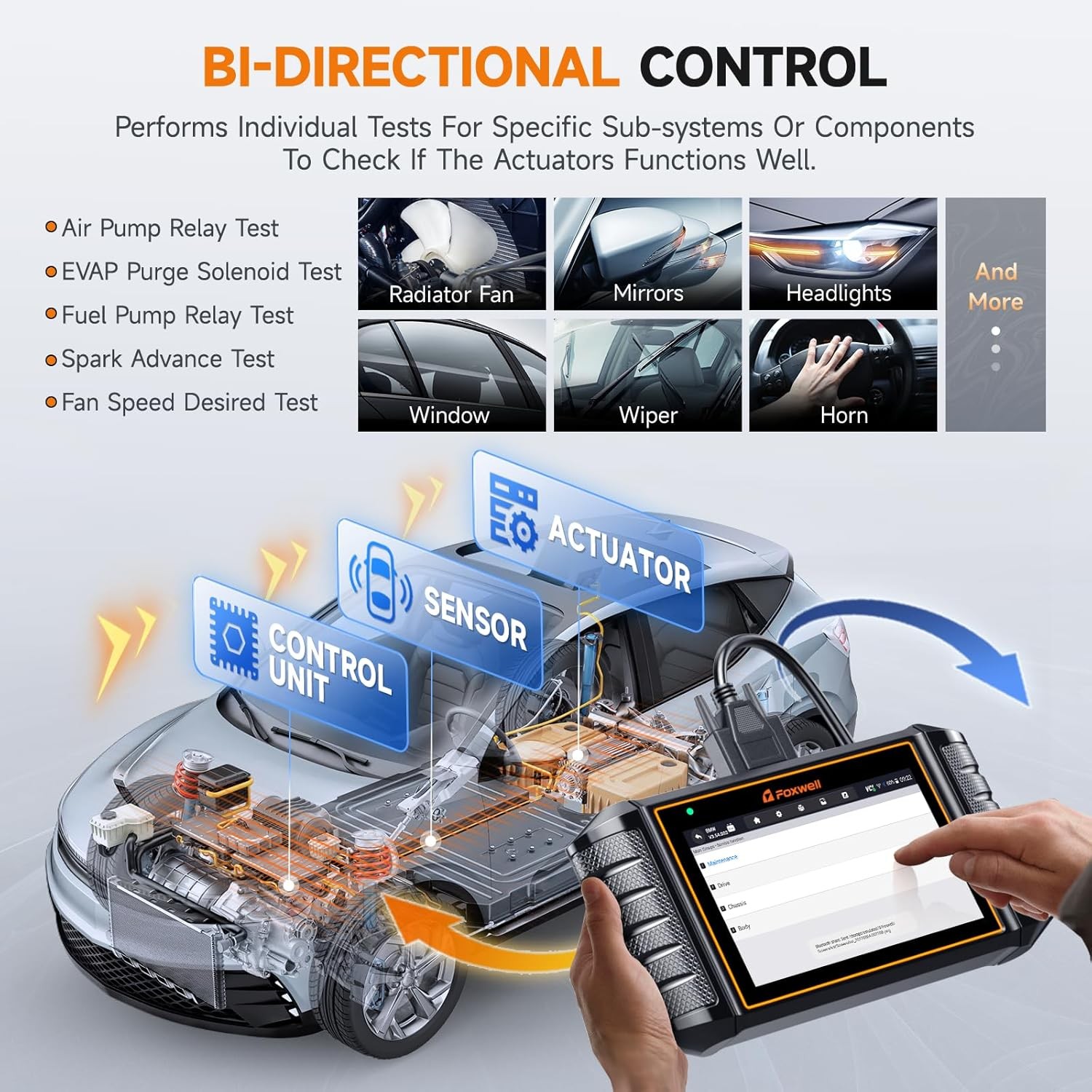 Foxwell NT710 for VW Audi Bidirectional OBD2 All System Scanner Diagnostic Tool