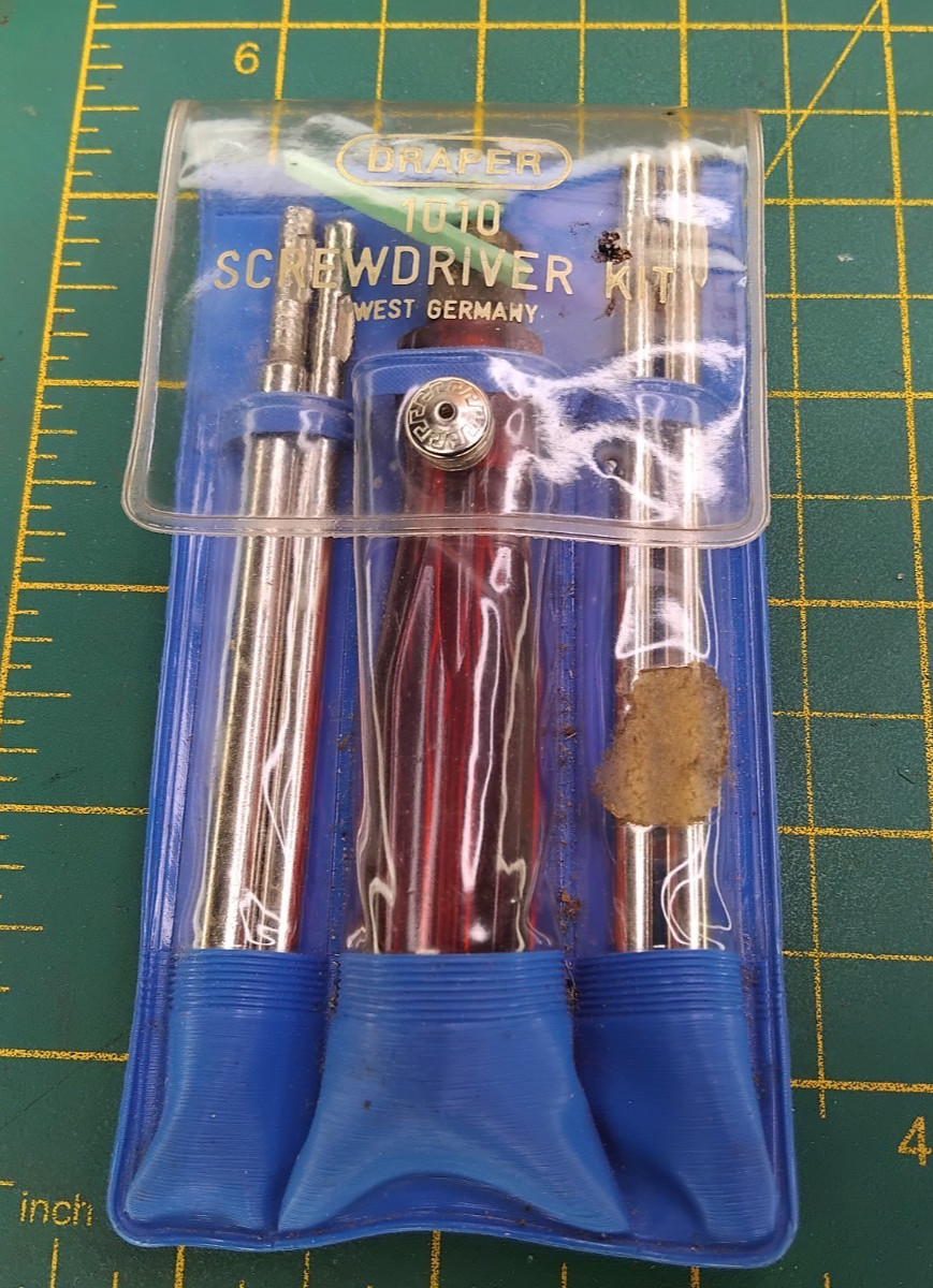 Vintage Draper (W Germany) No.1010 Screwdriver Set  LT24395-LL