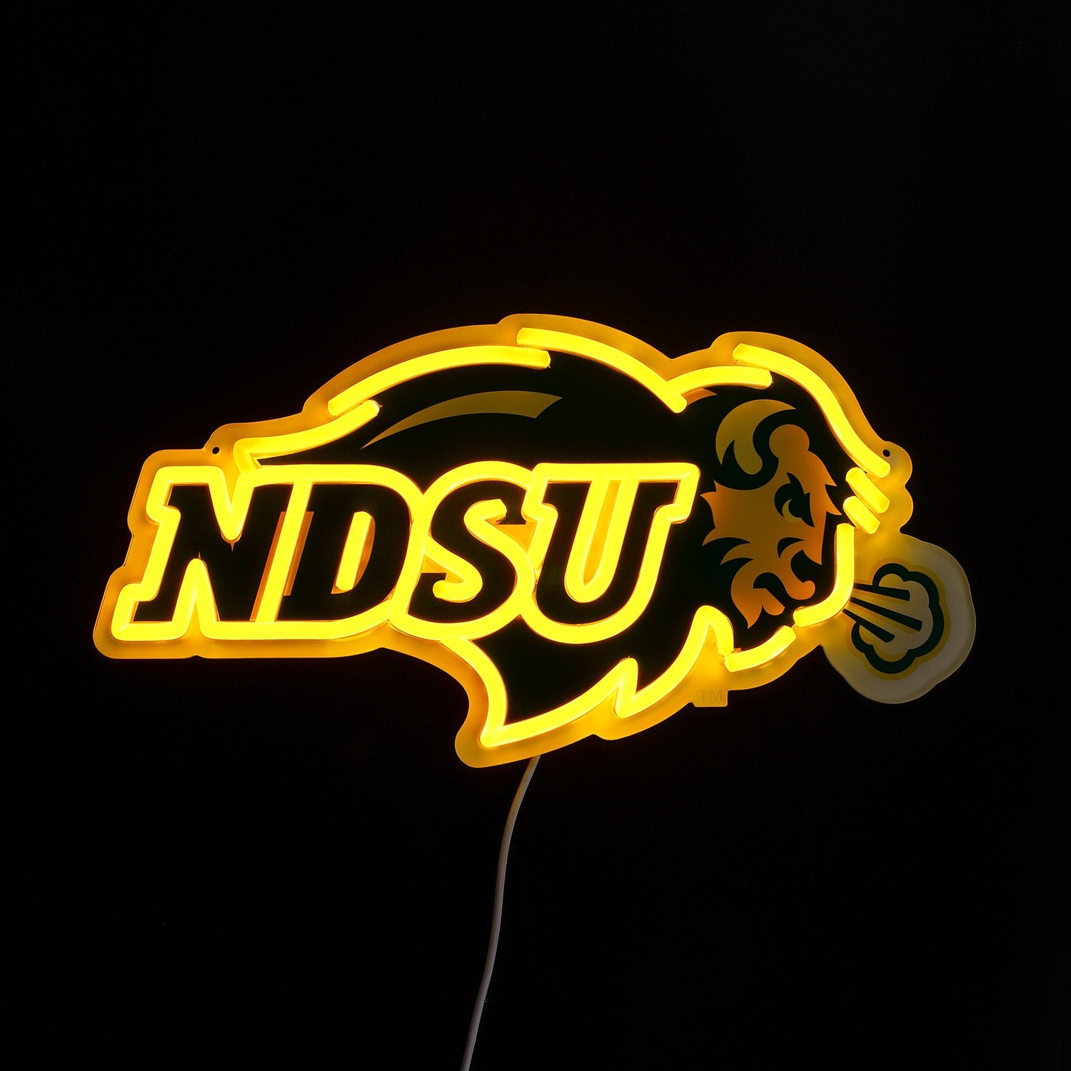 NDSU Bison LED Neon Sign - Standard (15" x 7.79")