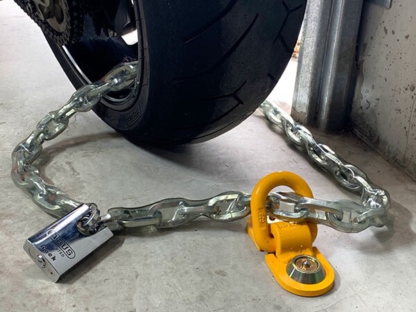 XTRATEC PitBull-Anchor Point-Bicycle Lock, Motorcycle Lock