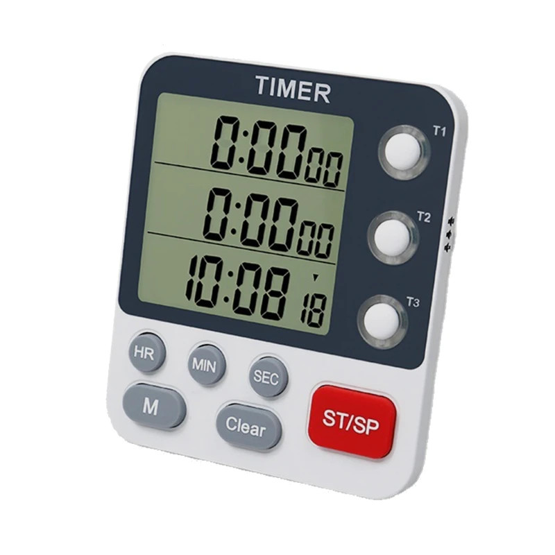 Digital Kitchen Timer, Cooking Timer, Count Up and Down Timer for Loud Alarm, Cl