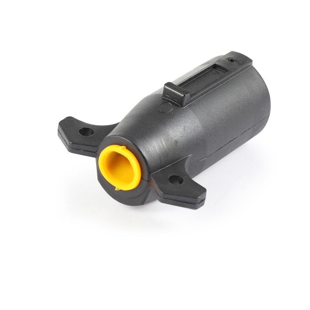 7 Way Round RV Style Trailer Light Plug Connector Replacement End Blade Round