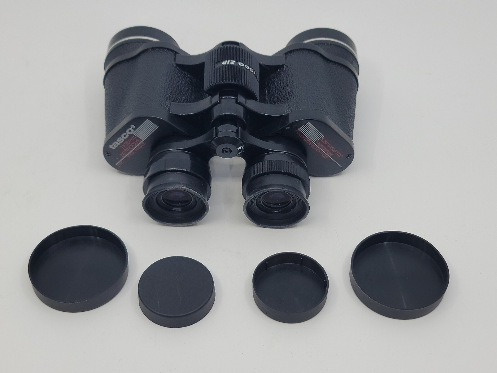 Tasco Binoculars 7x35mm Zip Focus 2001 With Carry / Storage Case Sports Hunting