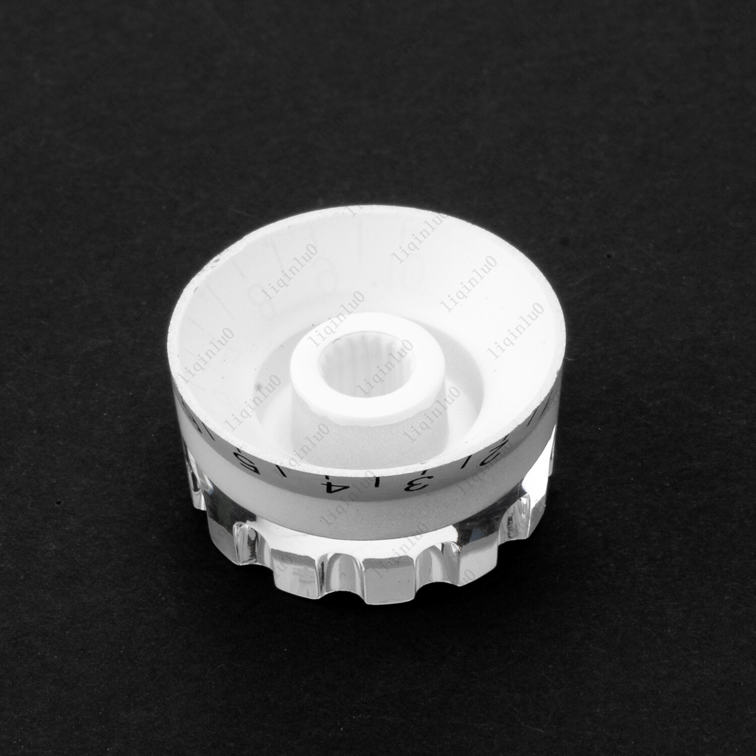 4 Pcs White LP Guitar Knurled Control Knobs Speed Metric Knob For Les Paul SG