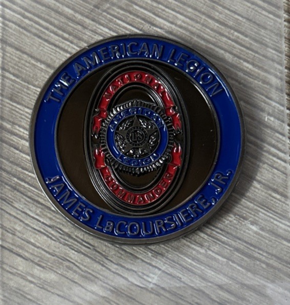 American Legion James Lacoursiere Jr. Be The One Challenge Coin 2024-2025