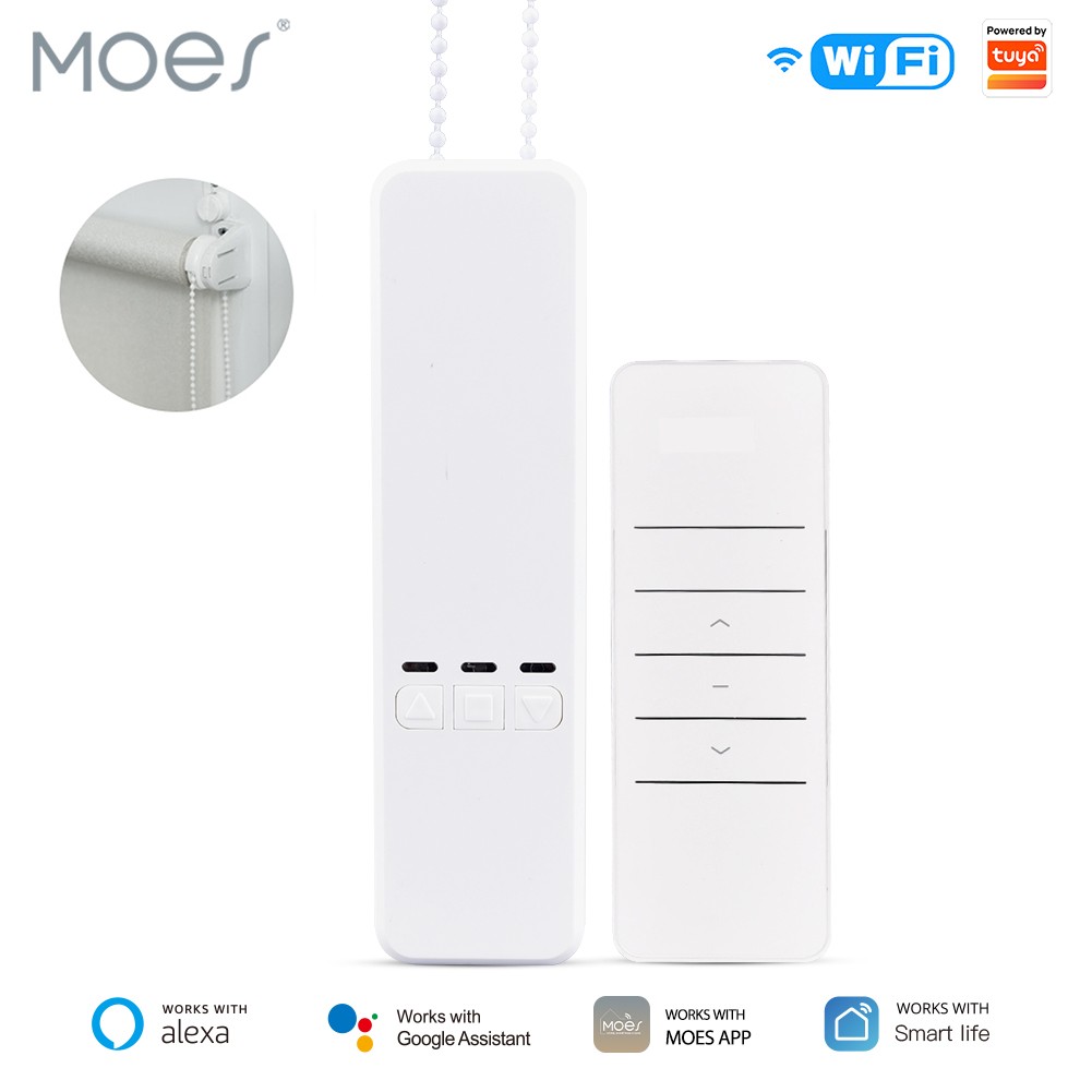 MOES WiFi Smart Chain Blinds Motor Roller Shade Controller Tuya Alexa Google