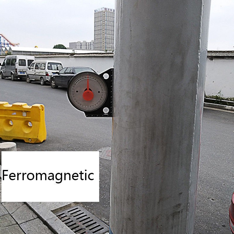 Magnetic Inclinometer Protractor Tilt Level Meter Angle Finder Clinometer