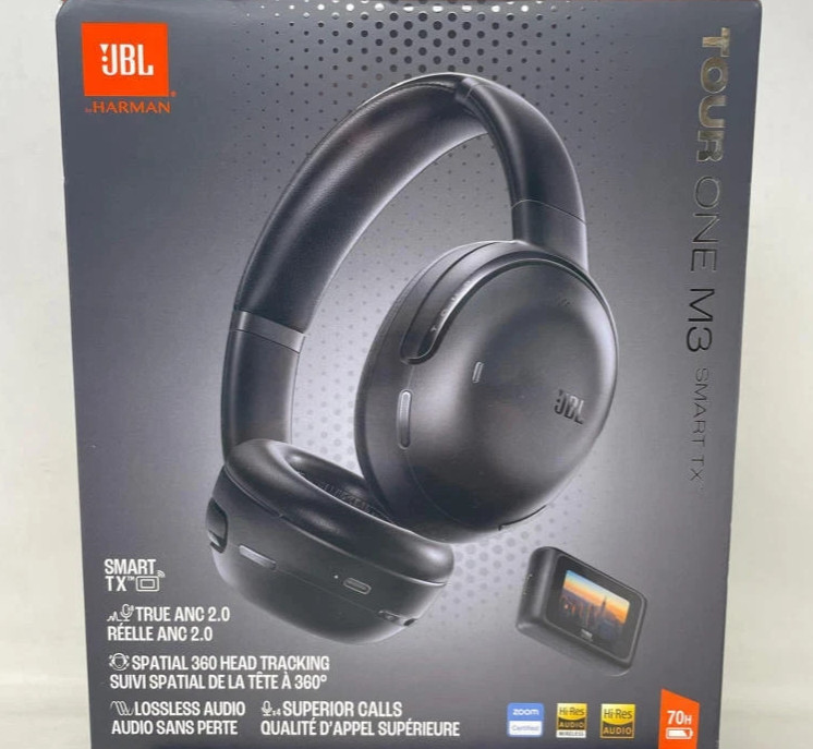 Brand New JBL Tour One M3  Smart Tx Over-Ear Noise Cancelling Headphones Black