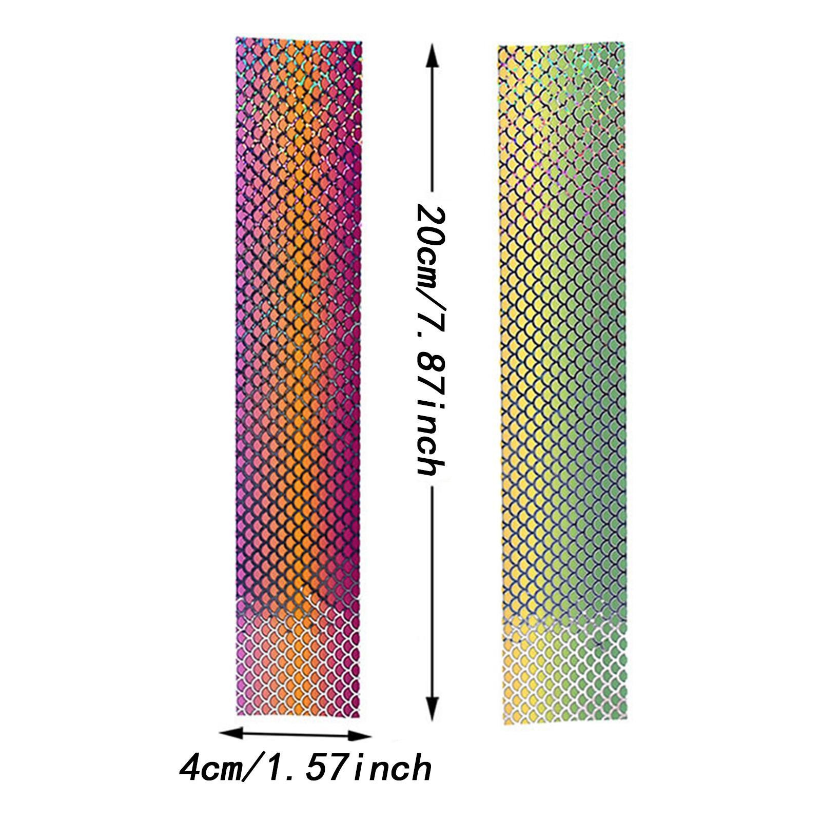 10 Pieces Fishing Lure Sticker Tape Fake Fish Scales Sticker