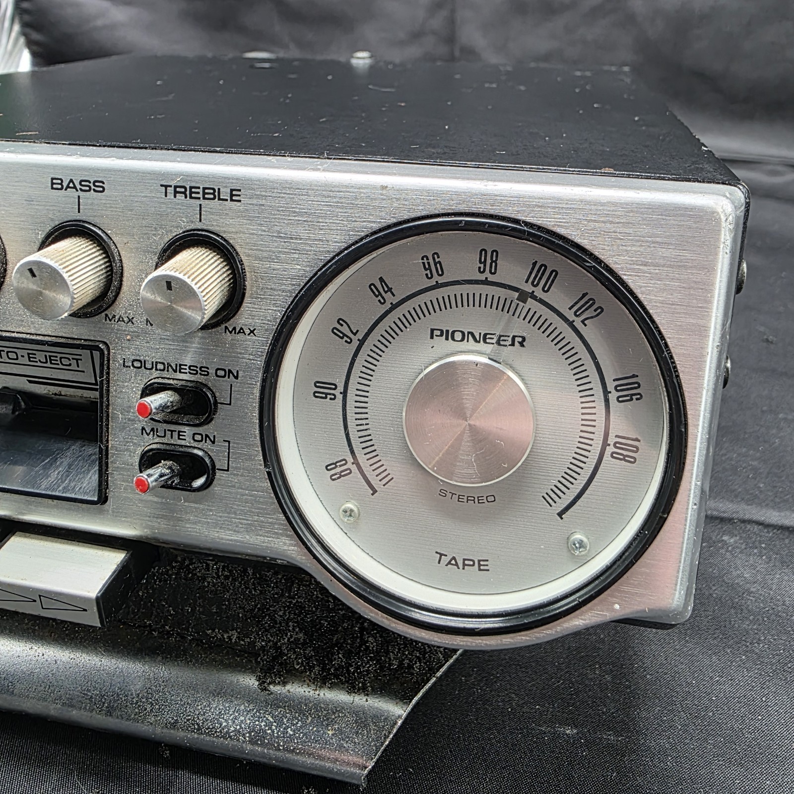 Pioneer KP-500 Tuner / Cassette Player Car Stereo 1970s ~ Sell As Is/ No Tested