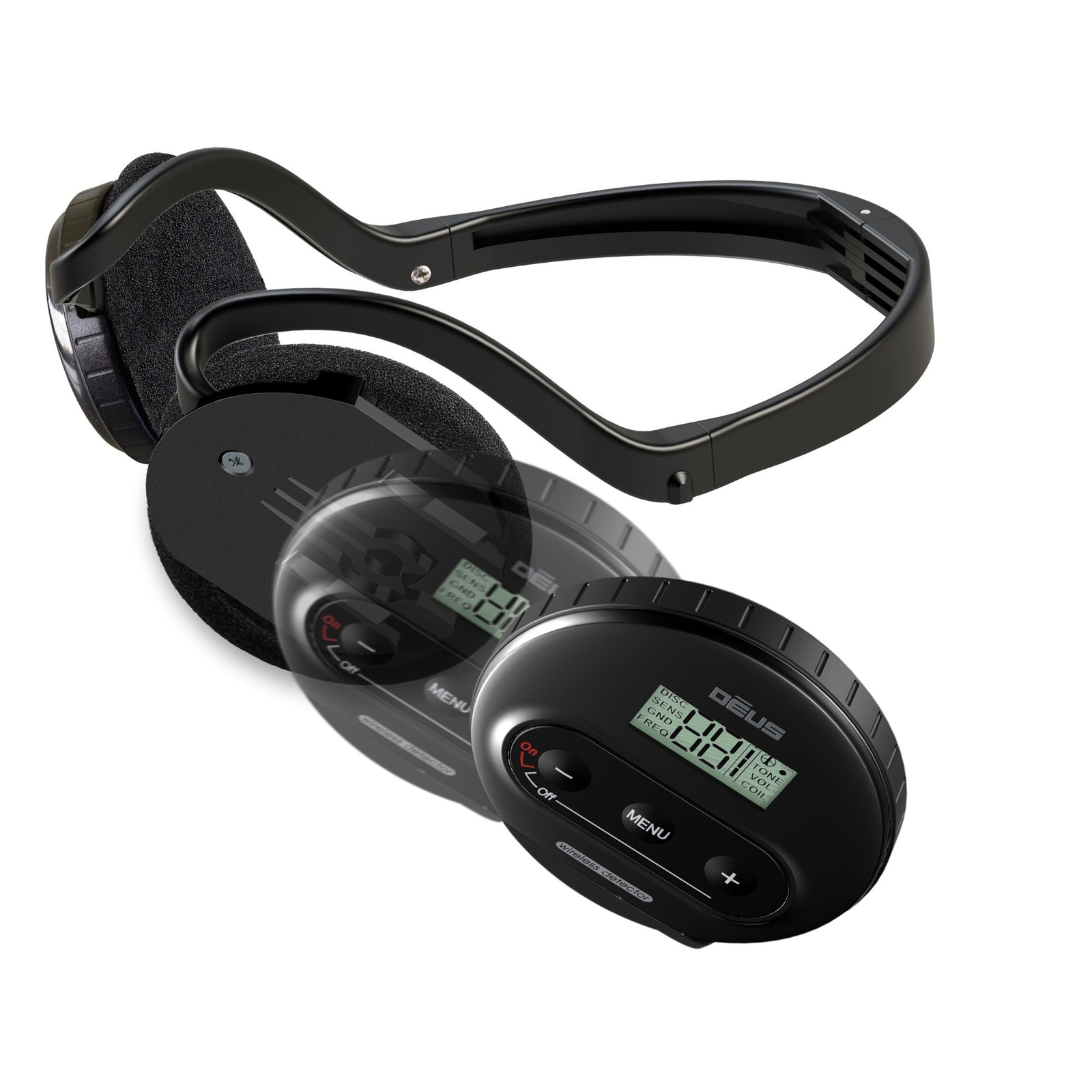XP Deus Replacement Backphone Headband – WS4/WS6 Module Compatible (D096)