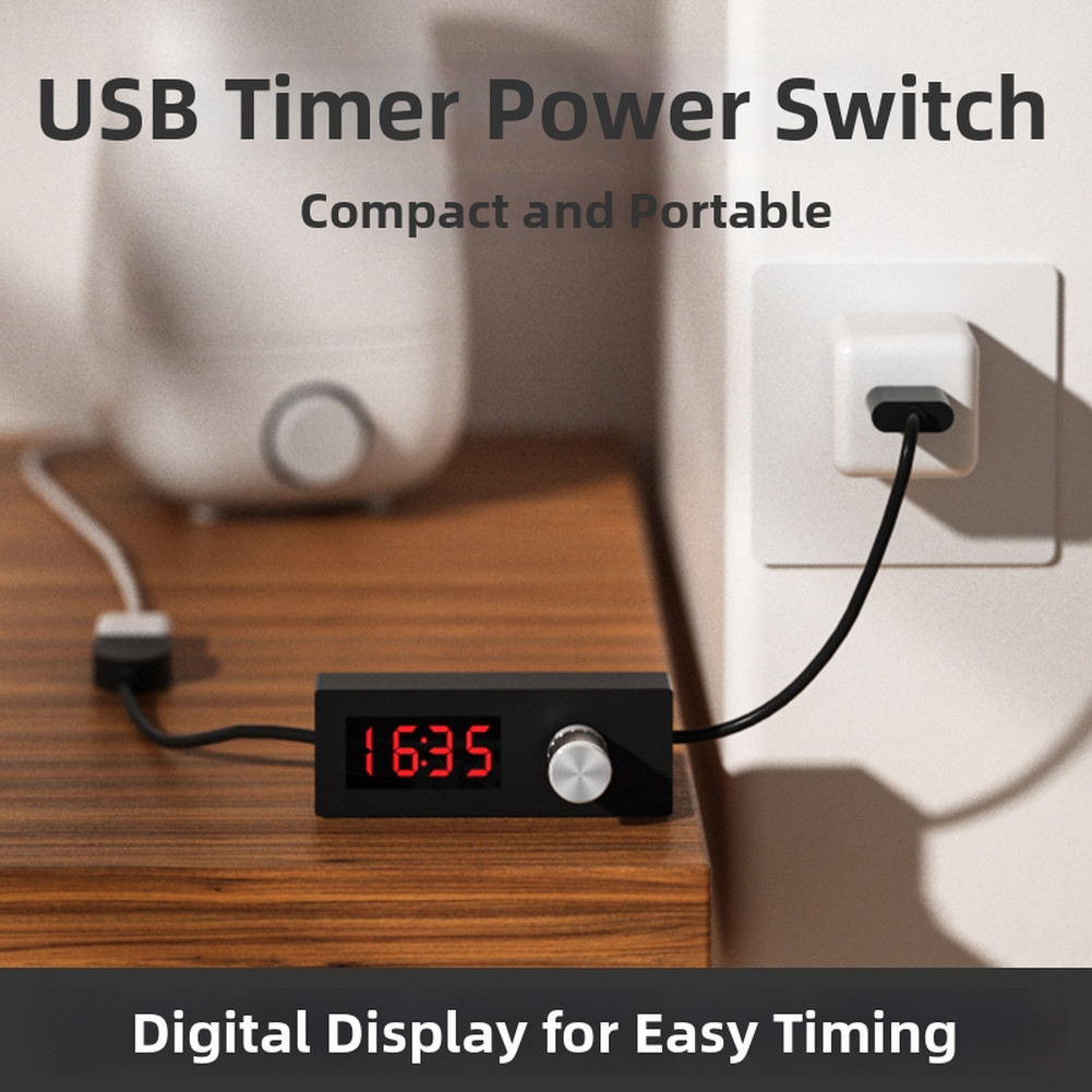 USB Power-off Switch For Fish Tanks Digital Display Screen 5V Input/output
