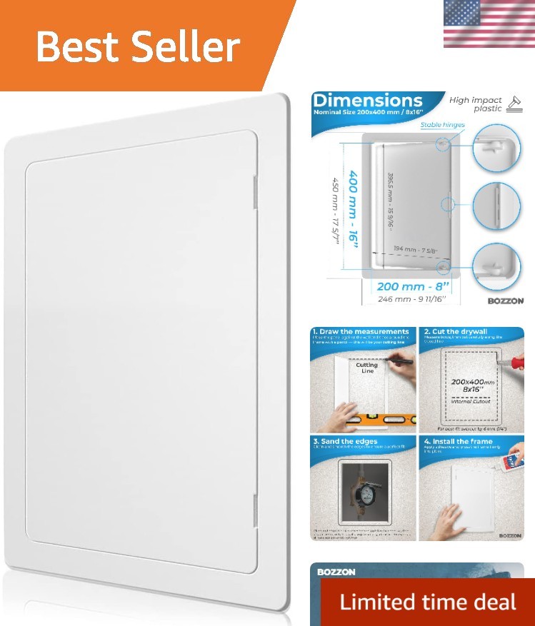 Versatile 8x16 Access Panel - Flawless Integration for Drywall Installations