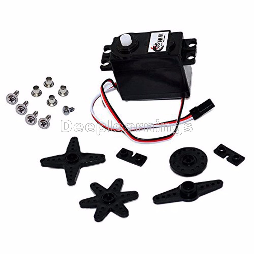 DS04-NFC 360 Degree Continuous Rotation Servos DC Geared Motor for RC Robots NEW