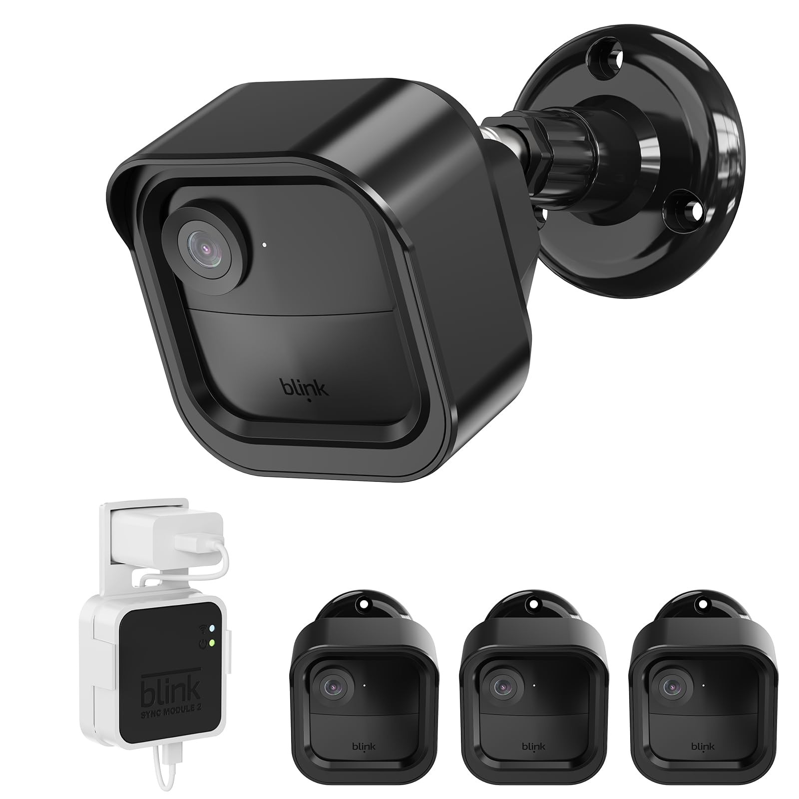 3 Pack All New Blink Outdoor  Indoor Wireless Home Security Camera System Mount