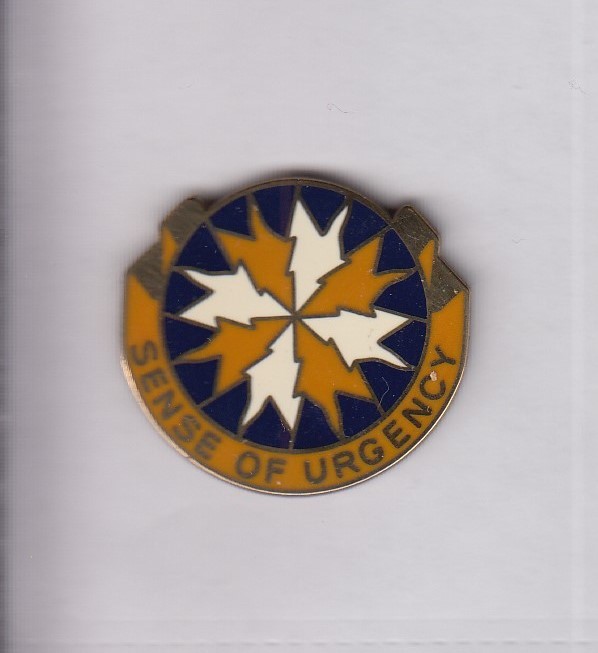 US Army 417th Signal Battalion crest DUI badge P-23