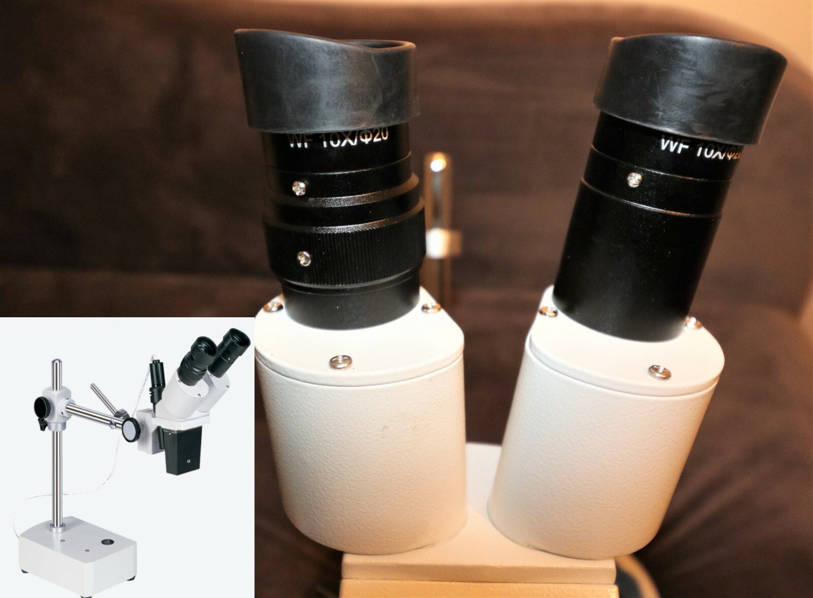 Heavy Duty Professional Stereo Microscope with Long Working Distance, RRP£2100
