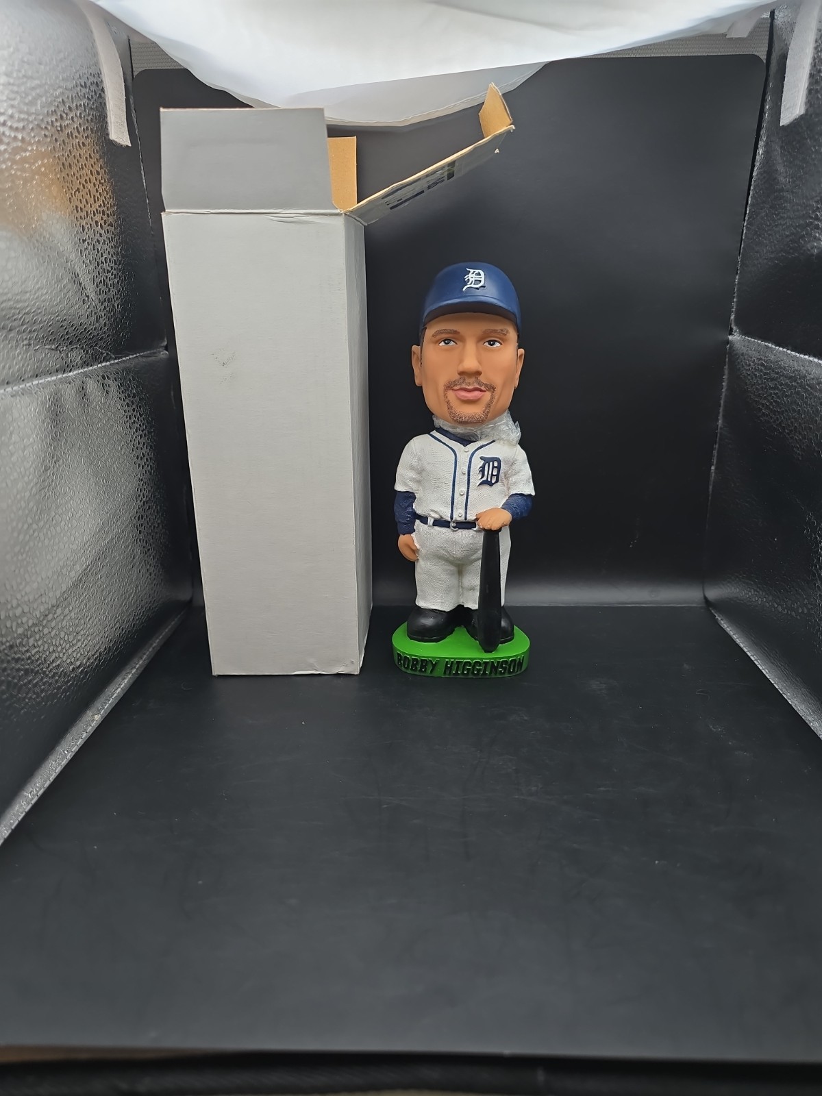 2001 Bobby Higginson Bobblehead Detroit Tigers 7.5” Tall SGA MLB With Box