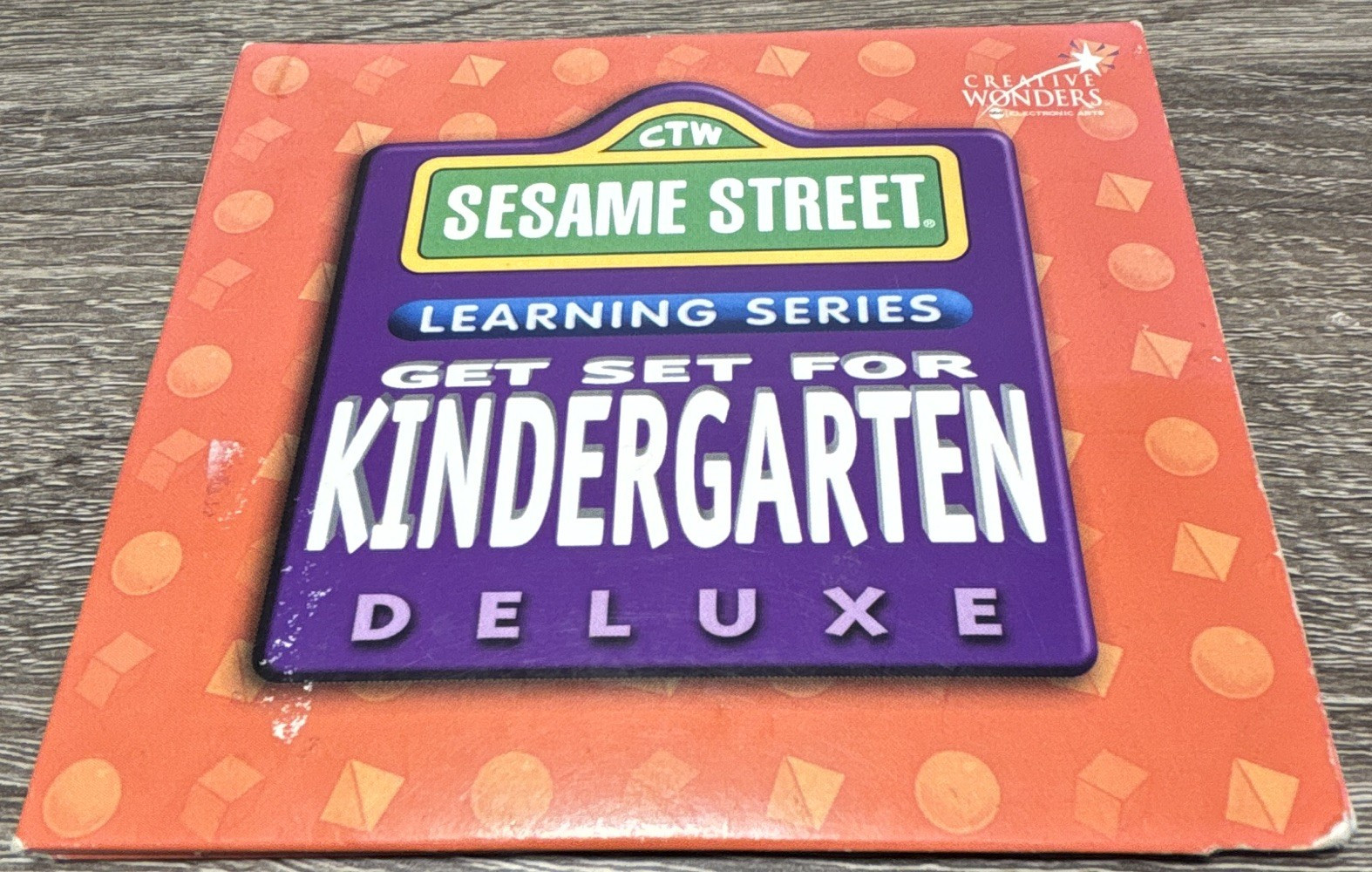Creative Wonders Sesame Street Get Set for Kindergarten Deluxe Windows CD 1997
