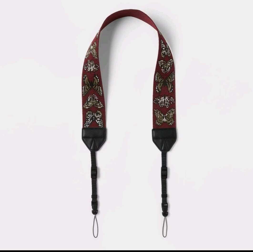 Butterfly Camera Neck Strap Universal Camera Light Weight Strap Heyday Brand New