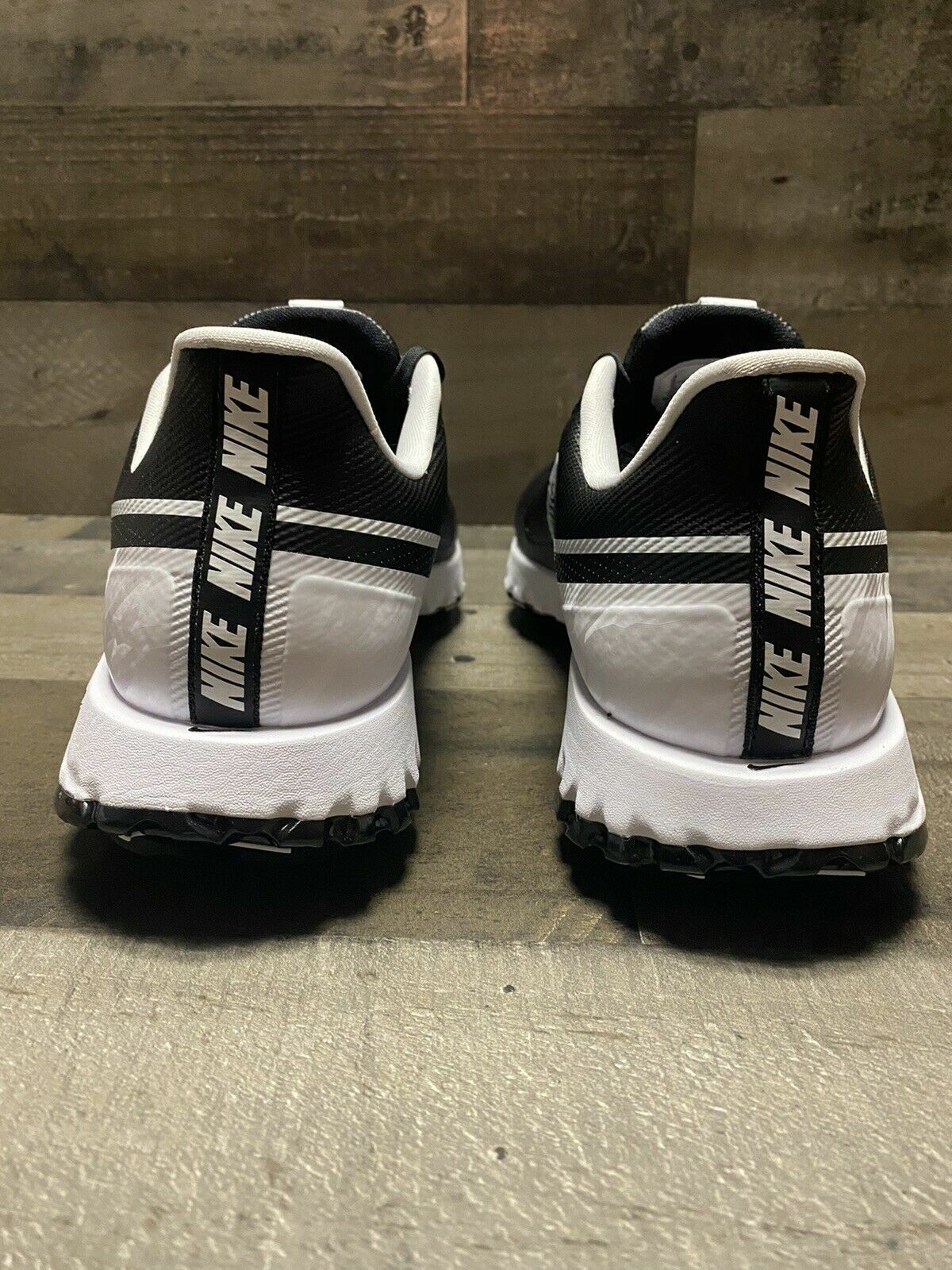 NIKE REACT INFINITY PRO GOLF SHOES MENS SIZE 9 BLACK WHITE CT6620-003