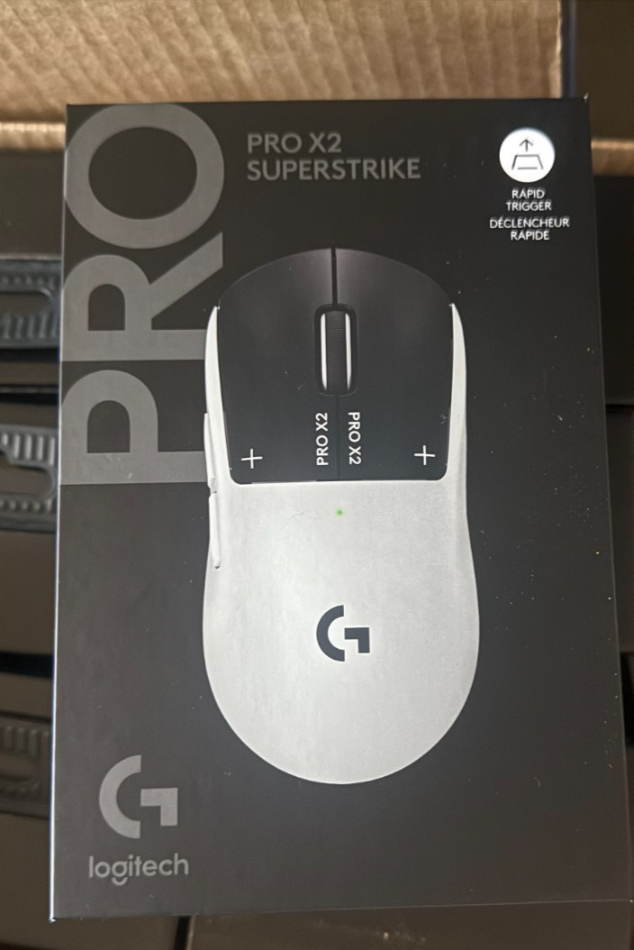 Logitech - PRO X2 SUPERSTRIKE LIGHTSPEED Lightweight Wireless Gaming Mouse