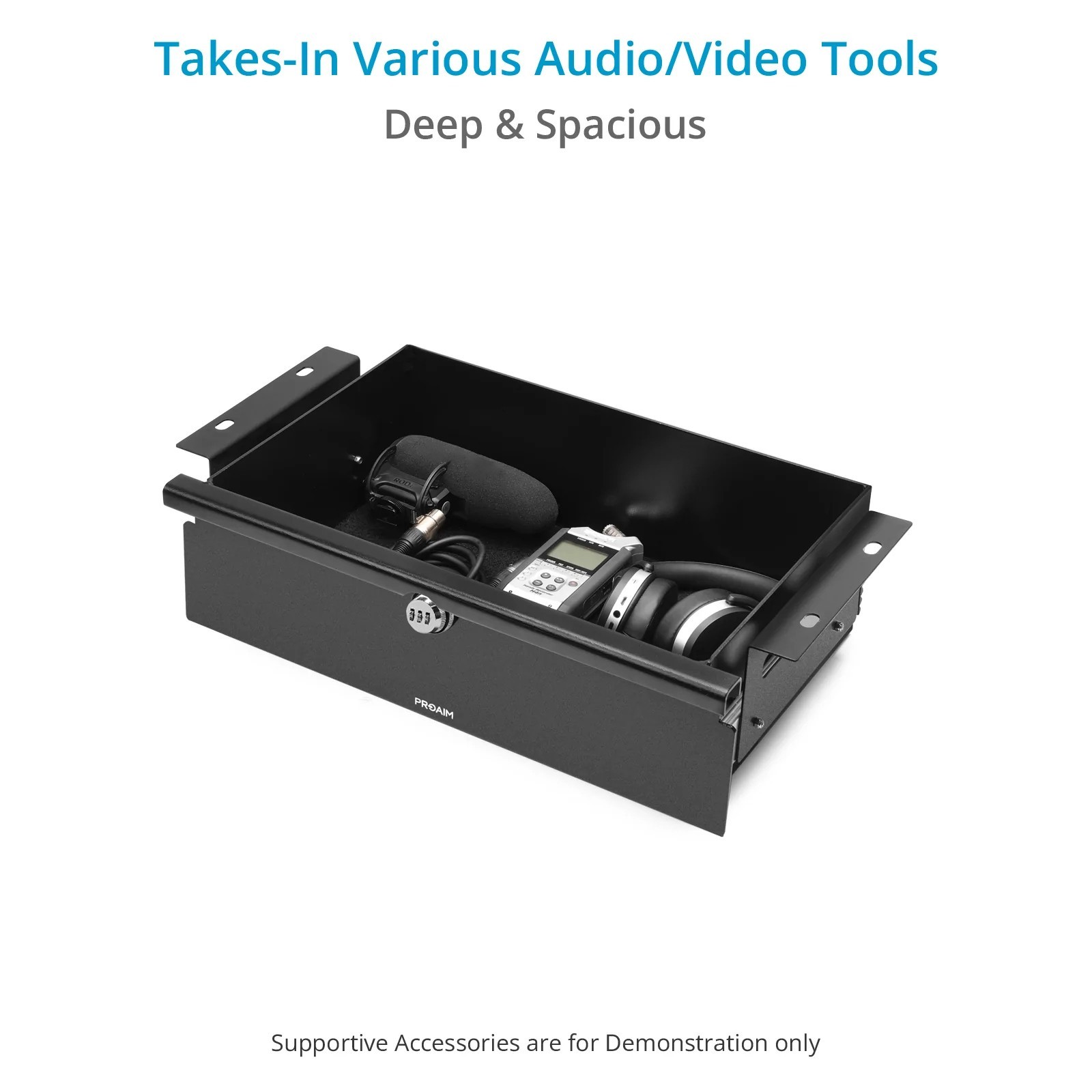 Proaim Smart-Lock Bottom Drawer for Soundchief Cart Workstation (CT-SDCF-SD)