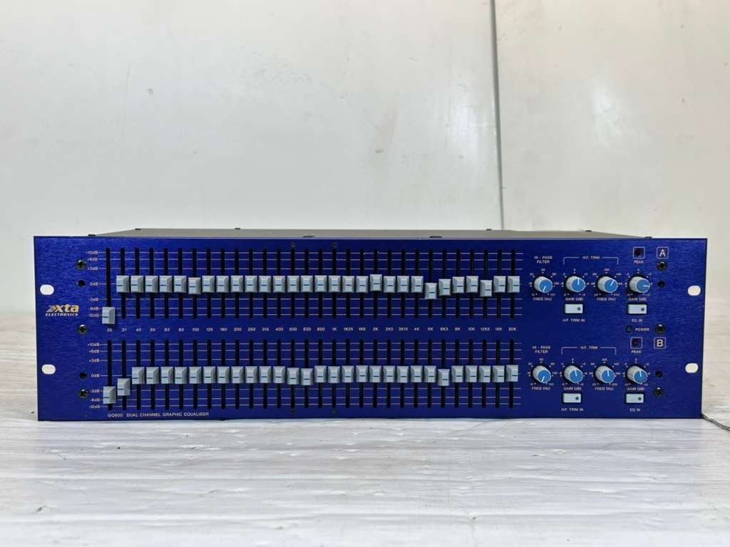 XTA GQ600 DUAL CHANNEL GRAPHIC EQUALIZER #7319 (ONE) THS